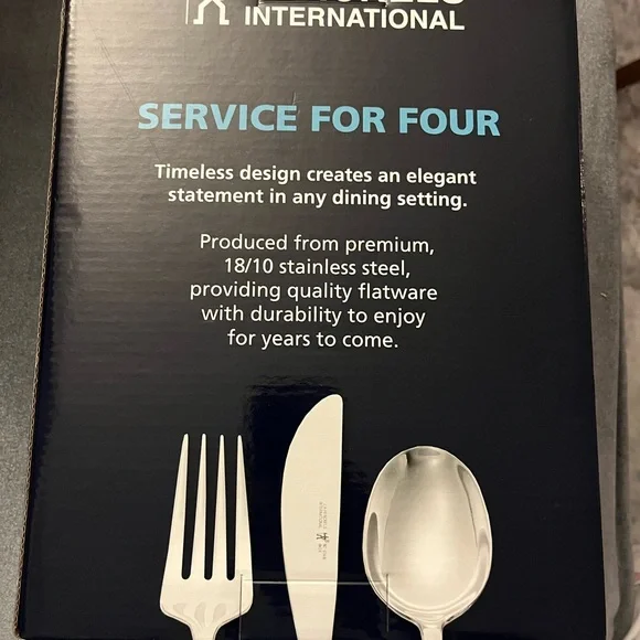 Stainless Steel 20-Piece Flatware Set - Picture 4 of 4